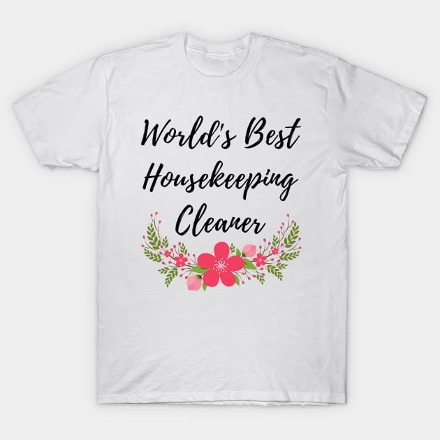 Housekeeping cleaner T-Shirt by Mdath